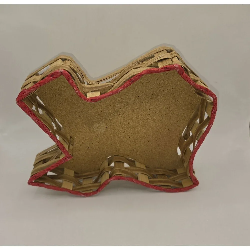 Vine Tique State Of Texas Shaped Small Basket Tray